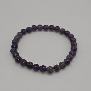 Amethyst Beaded Bracelet